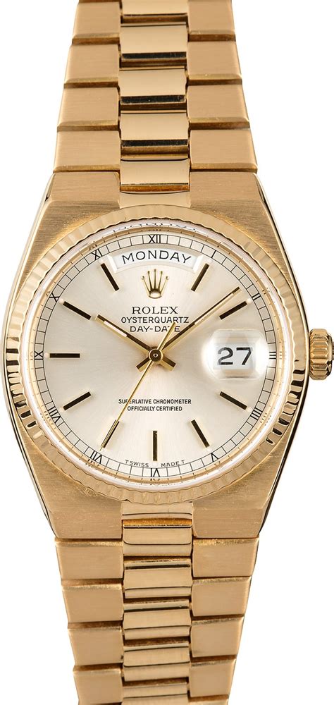 rolex oysterquartz day date watch|quartz watch with day date.